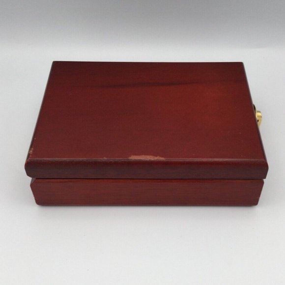 Wine Bottle Stopper Globe w/ Mahogany Wooden Box Set of 3 - Picture 4 of 4